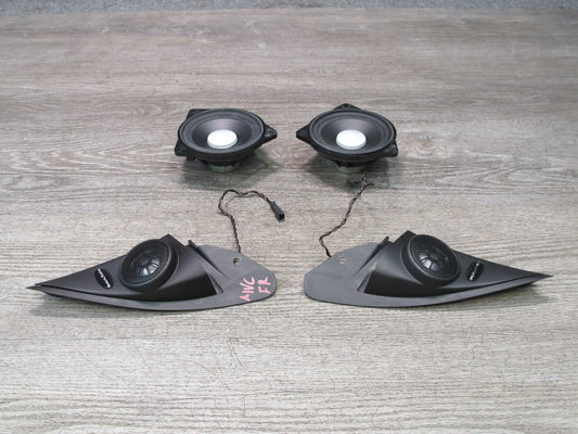 11-15 Mini R60 Countryman Front Door Trim TOP Hifi Tweeter Speaker Set OEM