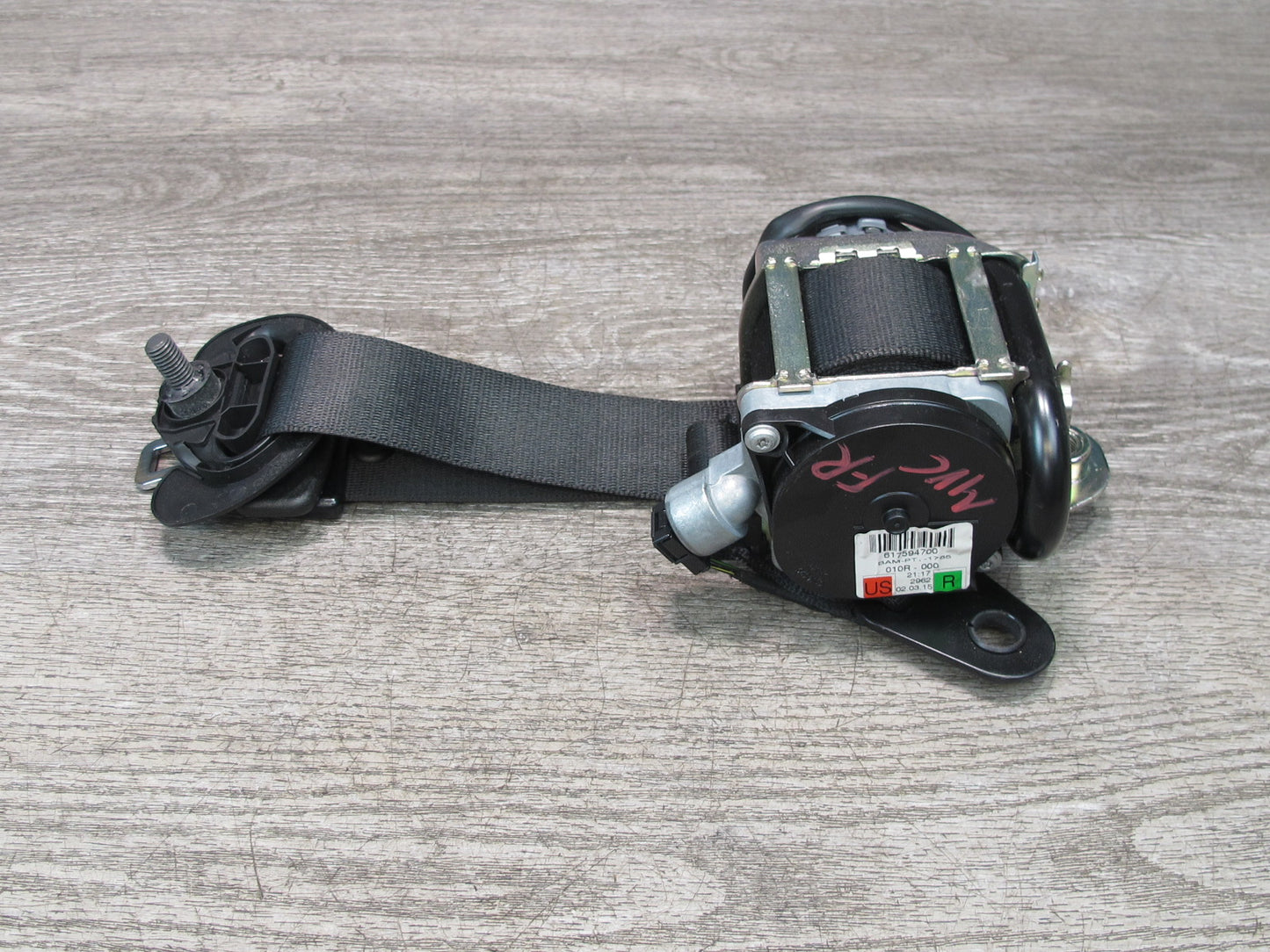 11-15 MINI R60 COUNTRYMAN FRONT LEFT & RIGHT SIDE SEATBELT RETRACTOR SET OEM