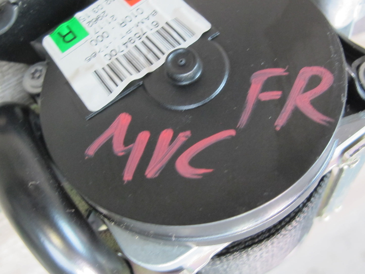 11-15 MINI R60 COUNTRYMAN FRONT LEFT & RIGHT SIDE SEATBELT RETRACTOR SET OEM