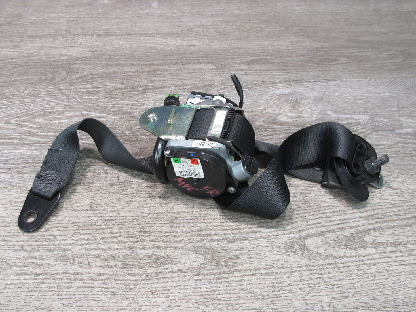 11-15 MINI R60 COUNTRYMAN FRONT LEFT & RIGHT SIDE SEATBELT RETRACTOR SET OEM