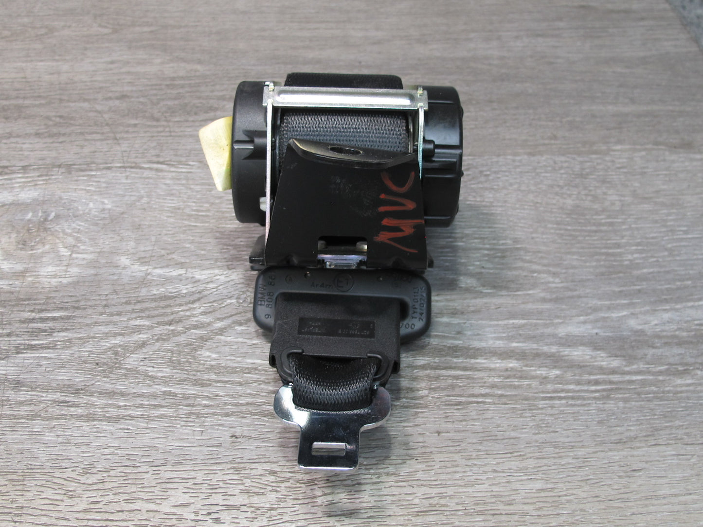 11-15 MINI R60 COUNTRYMAN REAR LEFT CENTER RIGHT SIDE SEATBELT RETRACTOR SET OEM