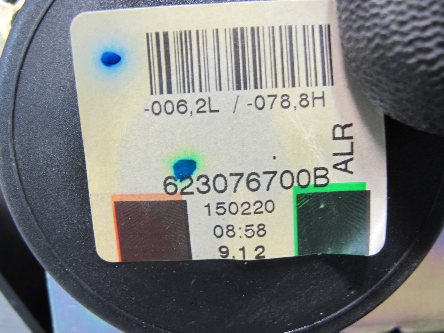 11-15 MINI R60 COUNTRYMAN REAR LEFT CENTER RIGHT SIDE SEATBELT RETRACTOR SET OEM