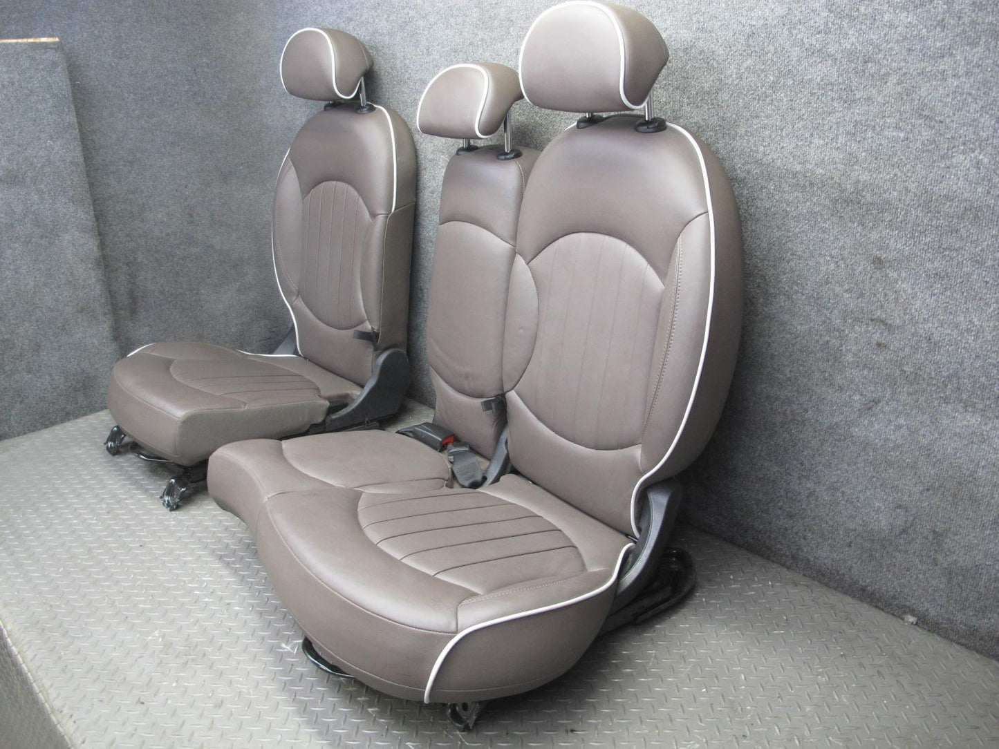 11-15 Mini Cooper R60 Countryman Set of 4 Front & Rear Leather Sport Seat OEM