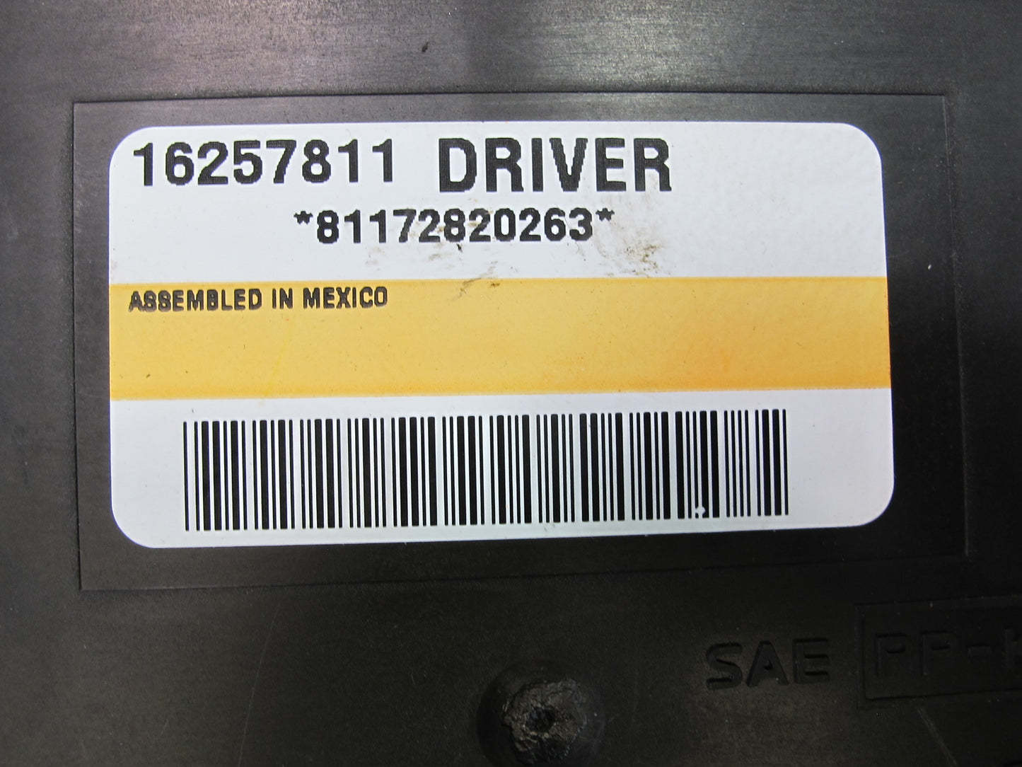 97-99 Chevrolet Corvette C5 Left Driver Door Control Module 16257811 OEM