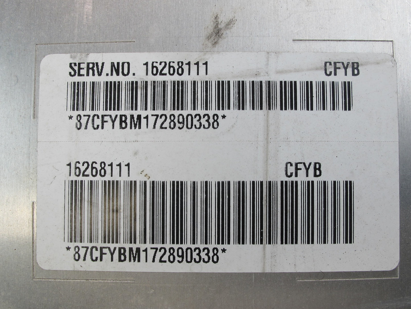 1998 Chevrolet Corvette C5 Body Control Module Unit 16268111 OEM