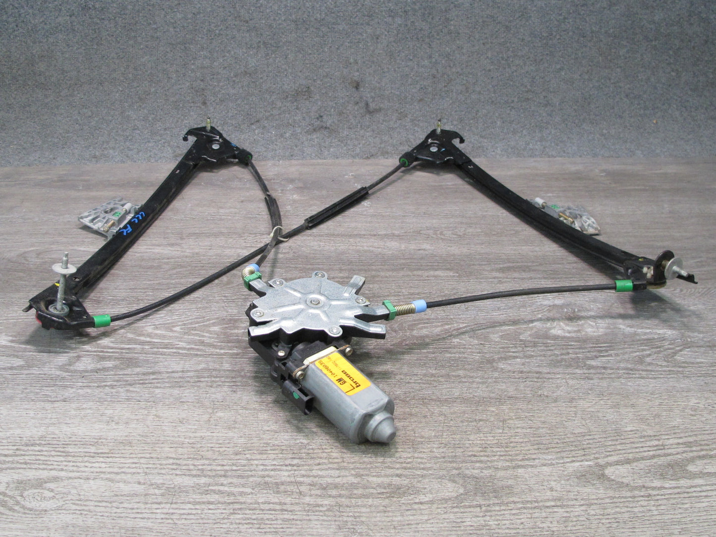 97-04 Chevrolet Corvette C5 Left Door Window Regulator w Motor 10408035 OEM