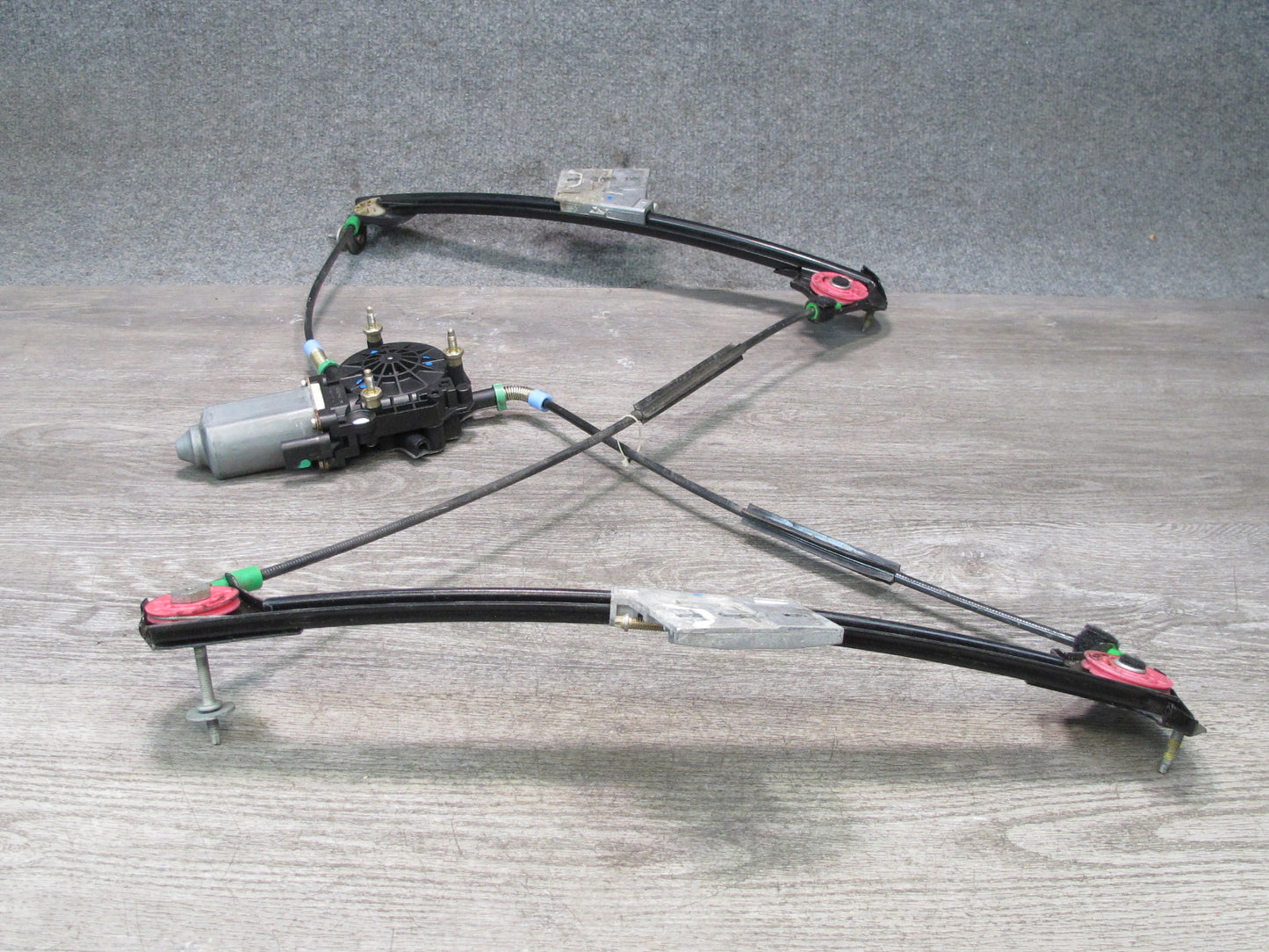 97-04 Chevrolet Corvette C5 Left Door Window Regulator w Motor 10408035 OEM