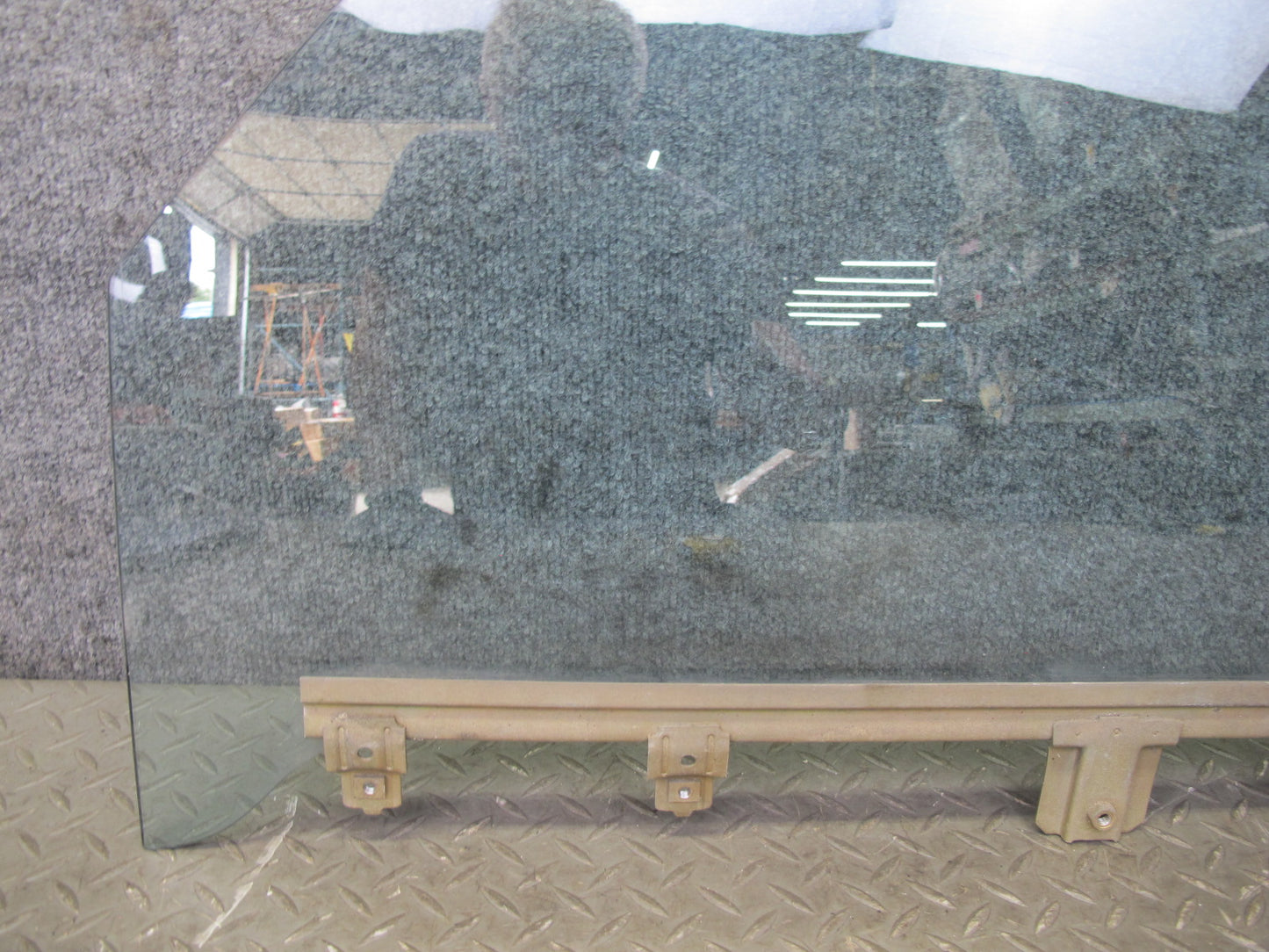 73-89 Mercedes R107 Convertible Front Left Driver Door Glass Window OEM