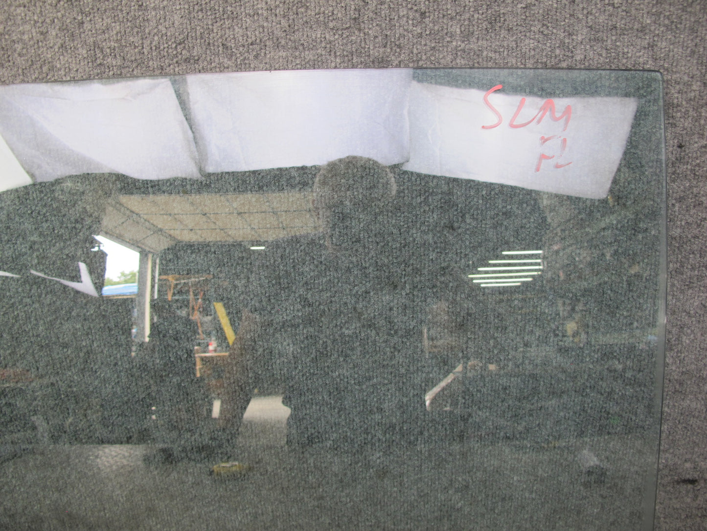 73-89 Mercedes R107 Convertible Front Left Driver Door Glass Window OEM