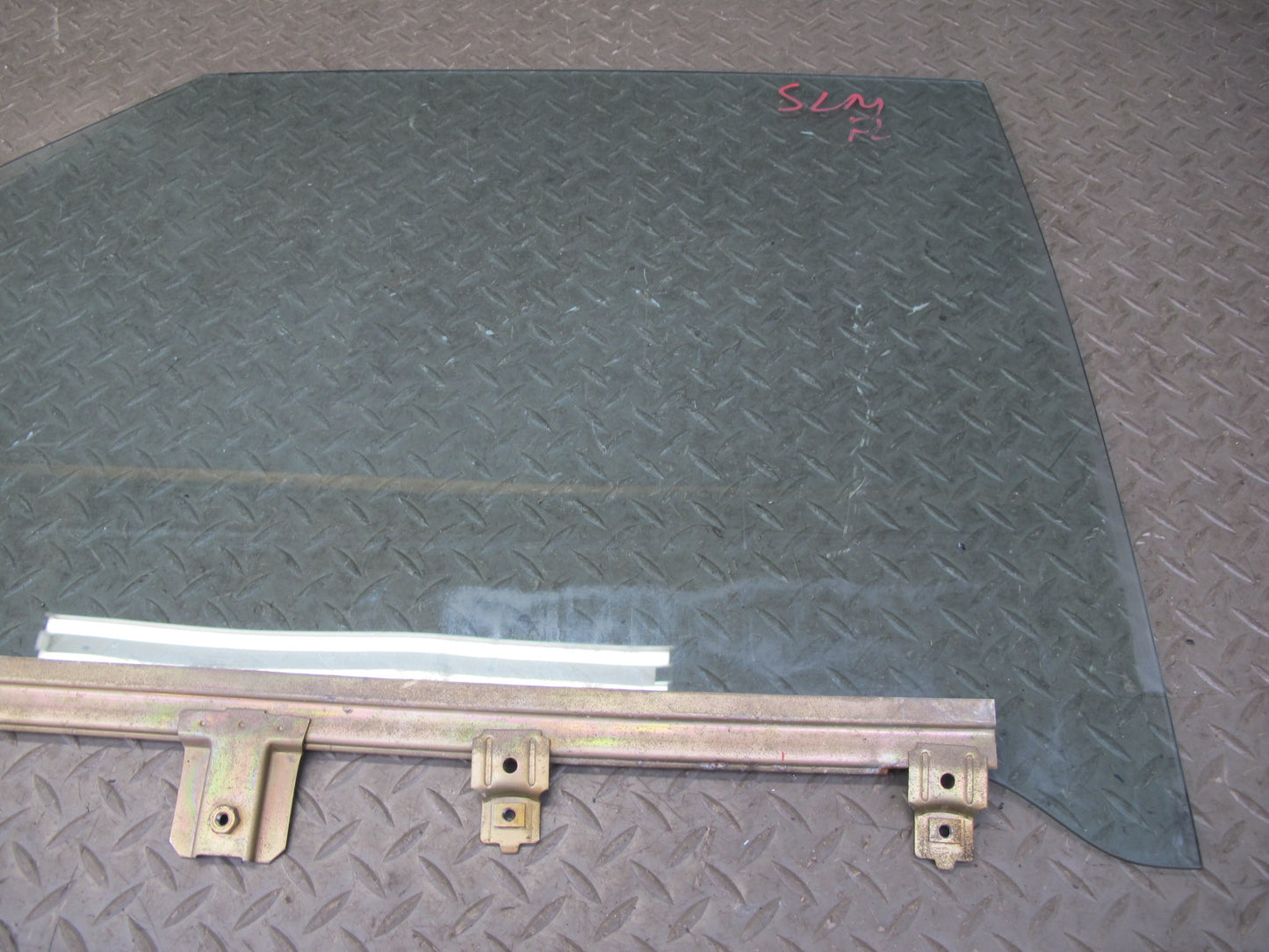 73-89 Mercedes R107 Convertible Front Left Driver Door Glass Window OEM