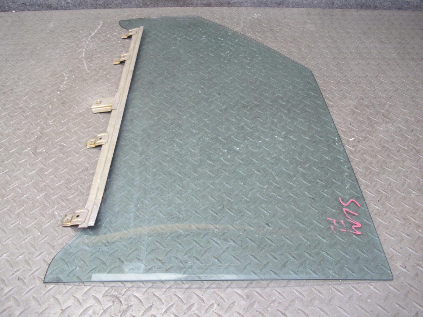 73-89 Mercedes R107 Convertible Front Left Driver Door Glass Window OEM