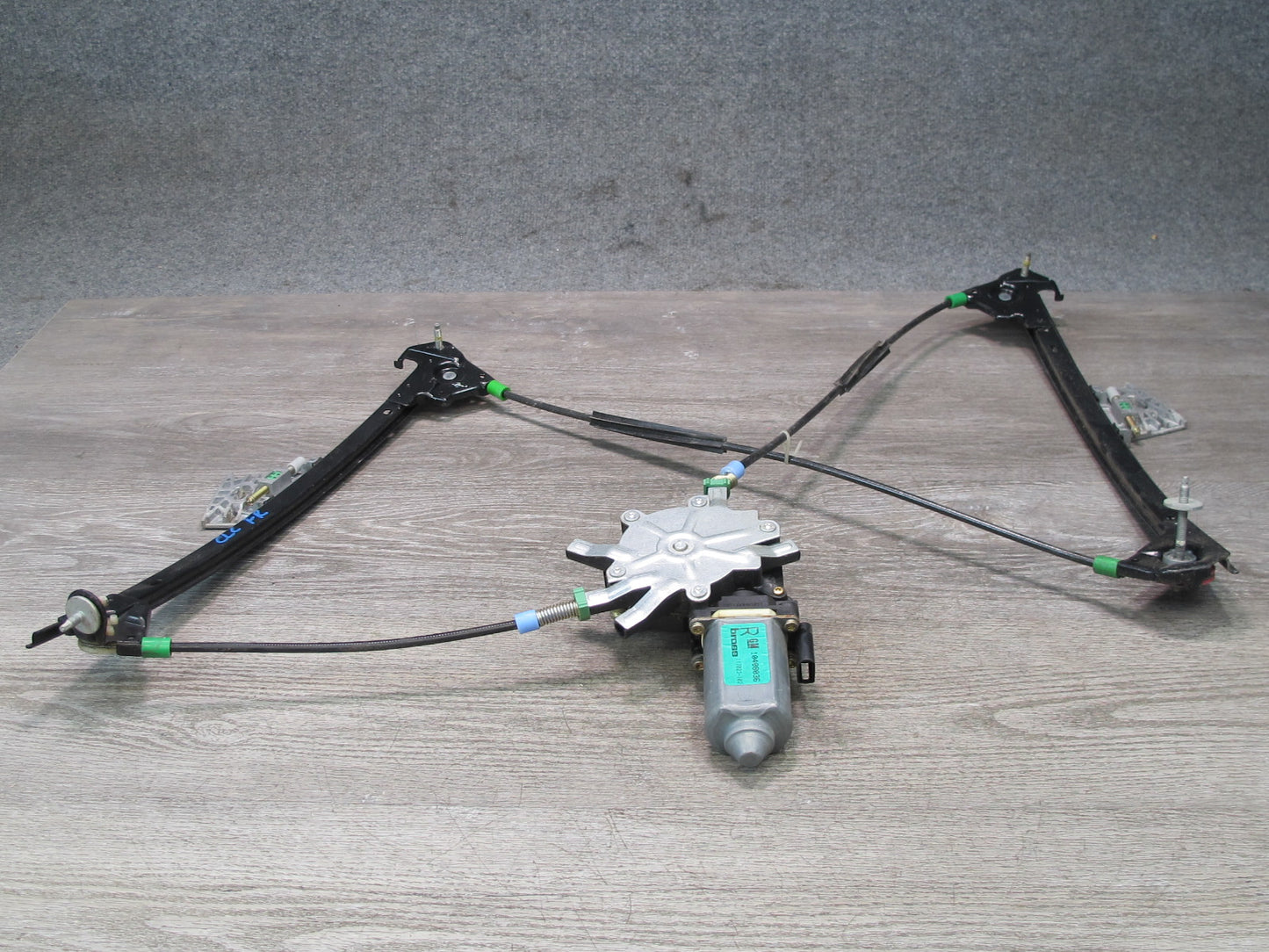 97-04 Chevrolet Corvette C5 Right Door Window Regulator w Motor 10408036 OEM