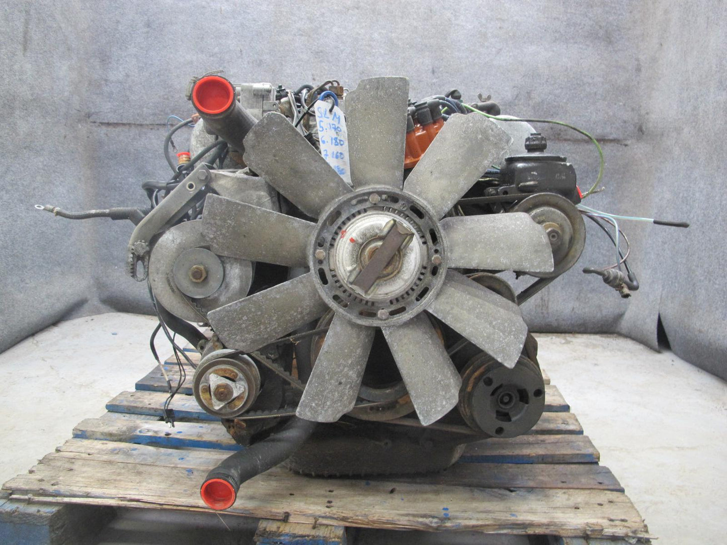 81-85 Mercedes R107 380SL 3.8L M116 116.962 A/T Complete Engine Motor 51k Miles