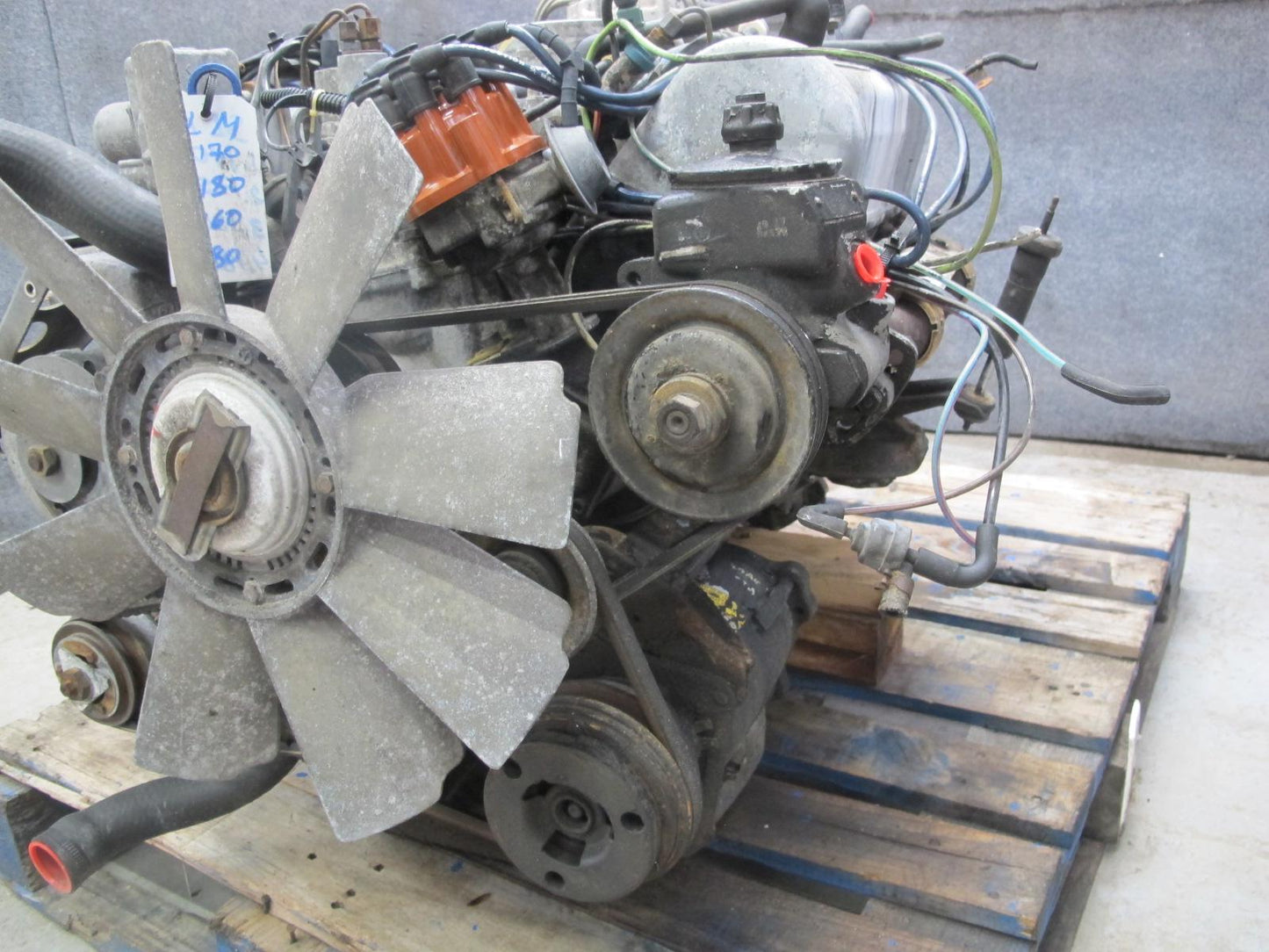 81-85 Mercedes R107 380SL 3.8L M116 116.962 A/T Complete Engine Motor 51k Miles