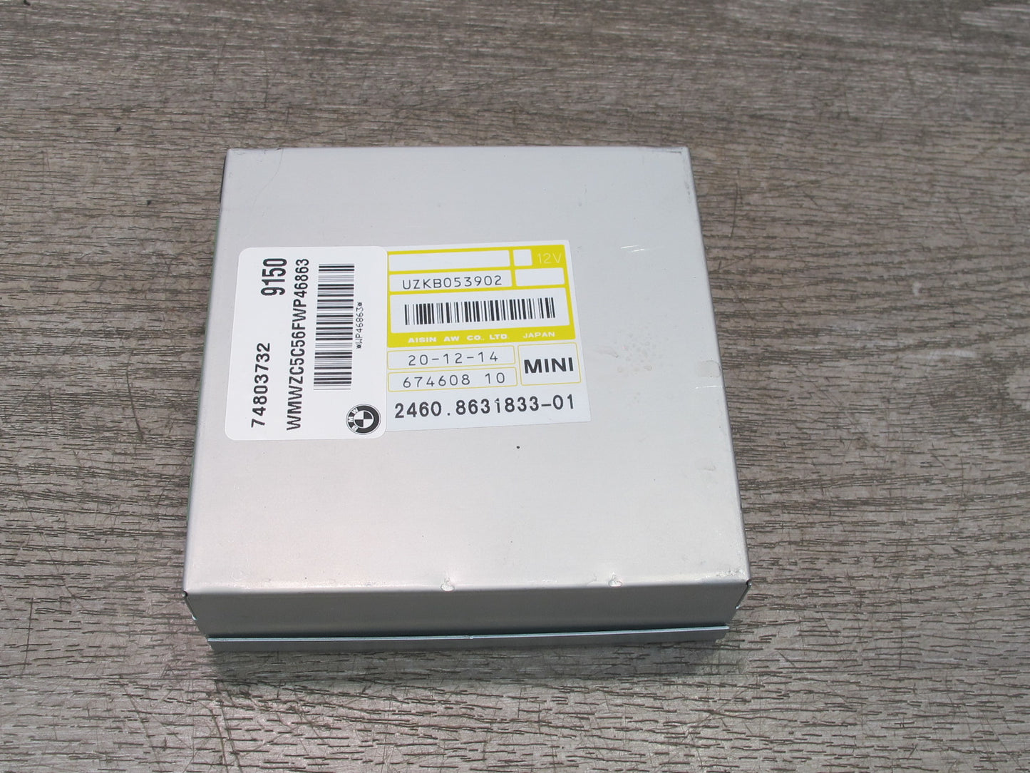 11-15 Mini Cooper R60 R61 Automatic Transmission Control Module 8631833 OEM