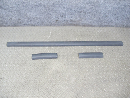 81-89 Mercedes R107 Set of 3 Rear Bumper Rubber Guard Strip OEM