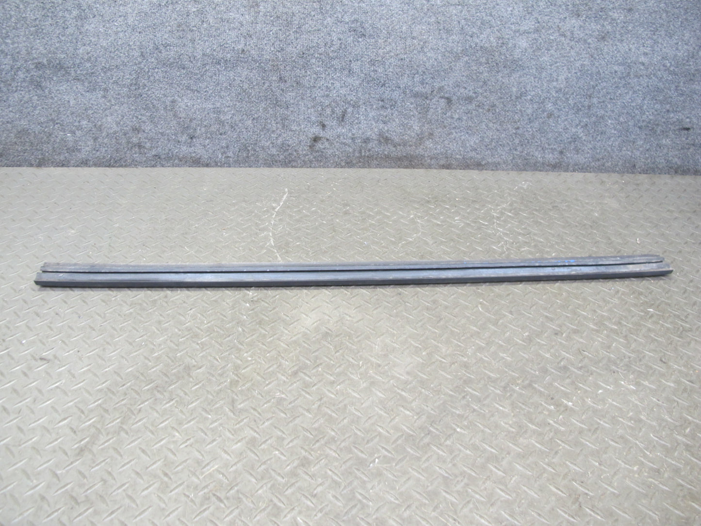 81-89 Mercedes R107 Set of 3 Rear Bumper Rubber Guard Strip OEM