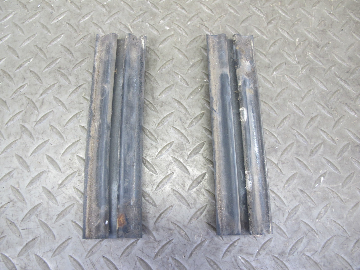 81-89 Mercedes R107 Set of 3 Rear Bumper Rubber Guard Strip OEM