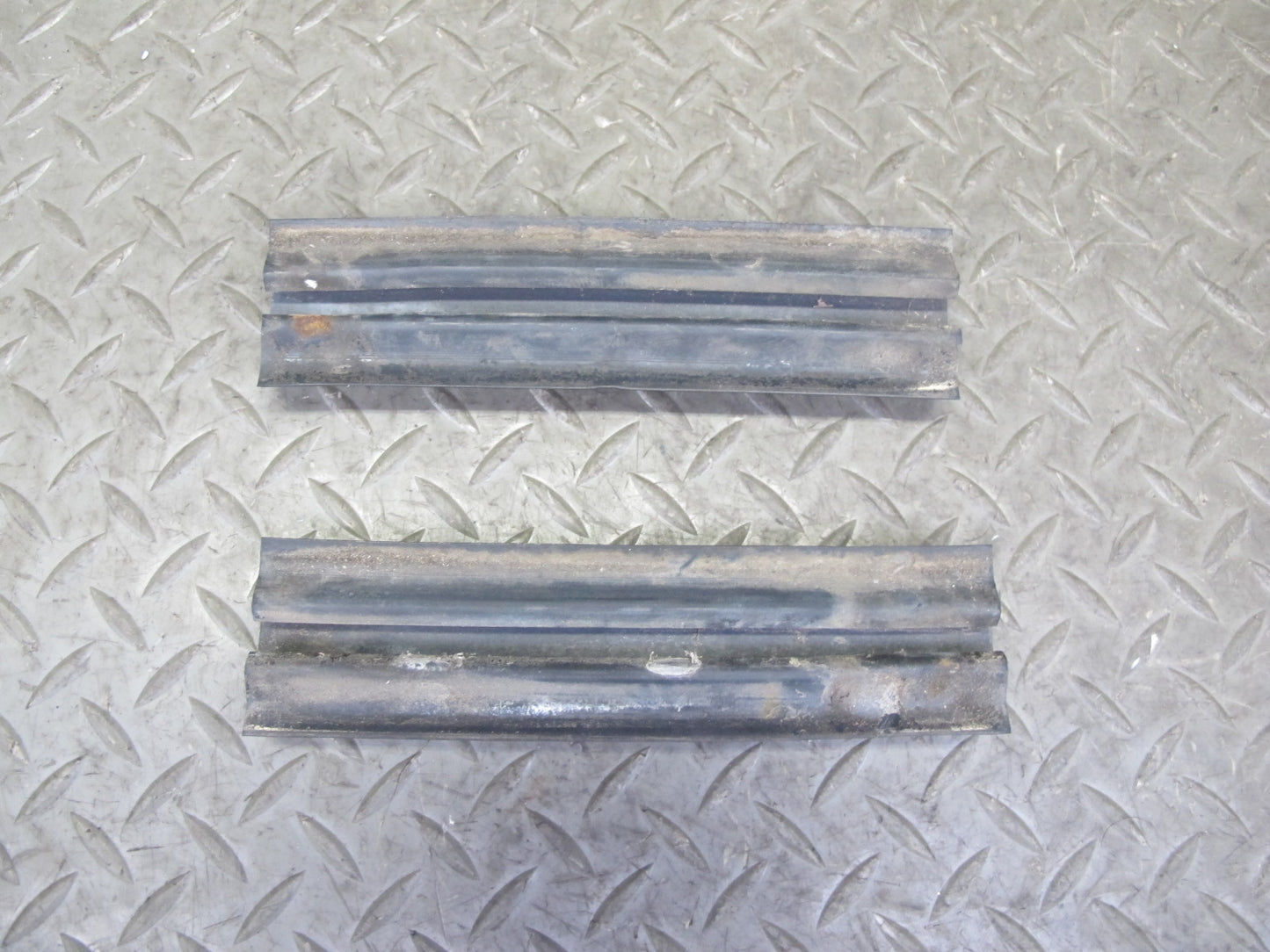 81-89 Mercedes R107 Set of 3 Rear Bumper Rubber Guard Strip OEM
