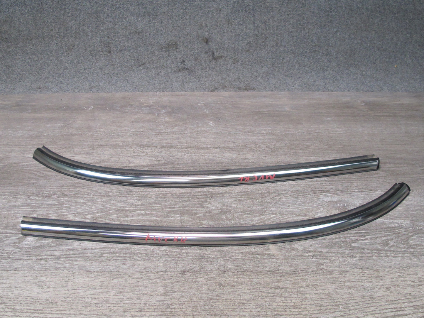 11-15 Mini Cooper R60 Countryman Set of 2 Rear Quarter Chrome Trim Molding OEM