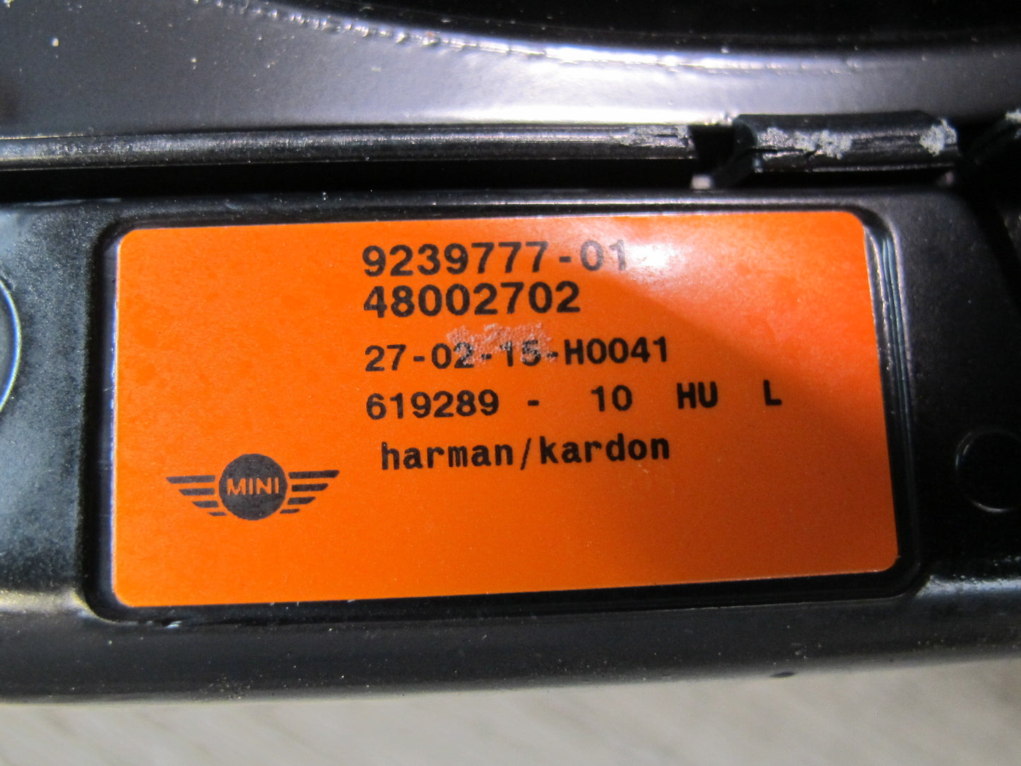 11-15 Mini Cooper R60 R61 Left & Right Harman Kardon Subwoofer Speaker Set OEM