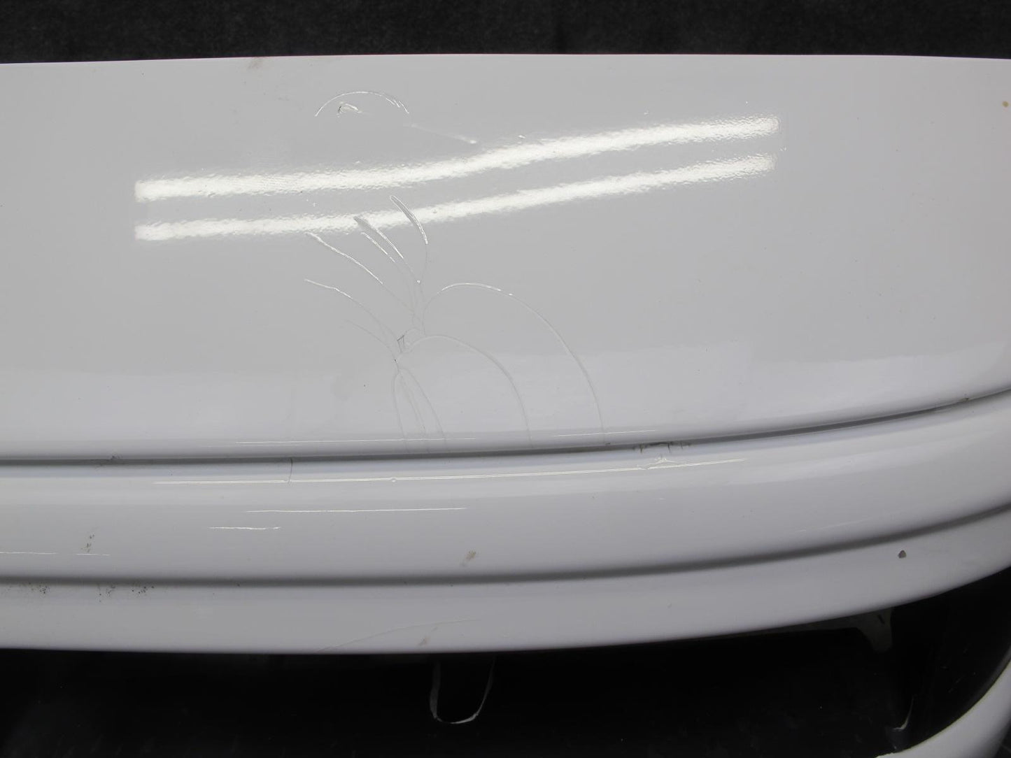91-96 Chevrolet Corvette C4 Front Bumper Cover w Nameplate Cover White OEM