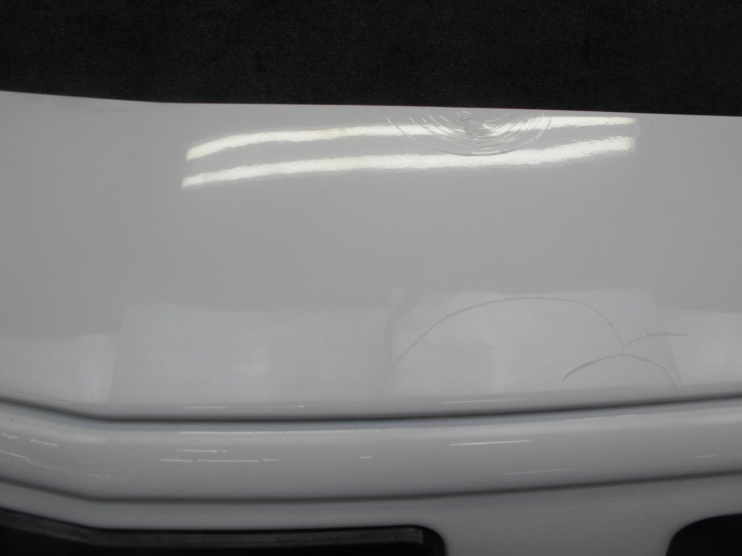 91-96 Chevrolet Corvette C4 Front Bumper Cover w Nameplate Cover White OEM