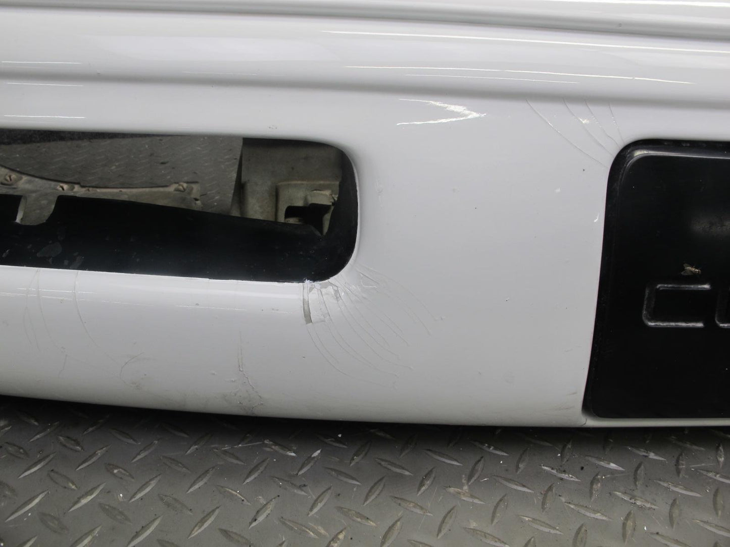 91-96 Chevrolet Corvette C4 Front Bumper Cover w Nameplate Cover White OEM