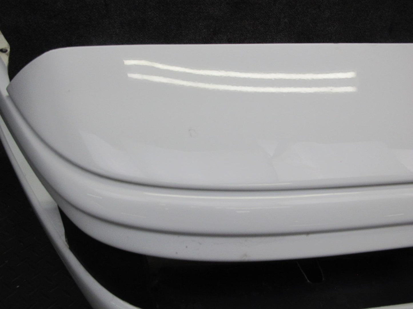 91-96 Chevrolet Corvette C4 Front Bumper Cover w Nameplate Cover White OEM
