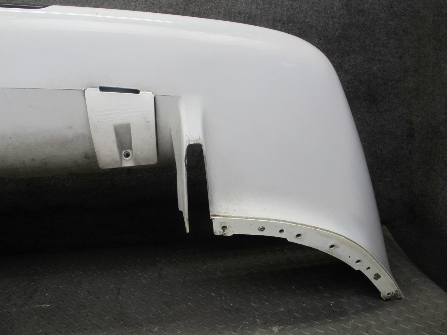 91-96 Chevrolet Corvette C4 Front Bumper Cover w Nameplate Cover White OEM