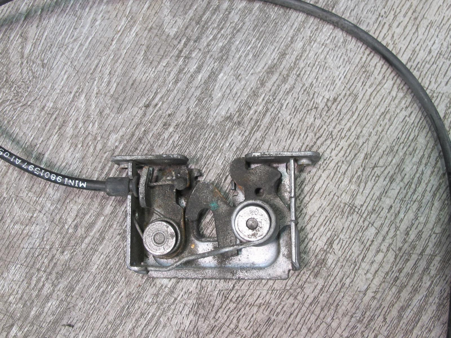 11-15 Mini Cooper R60 R61 Set of 2 Front Hood Lock Latch w Cable OEM
