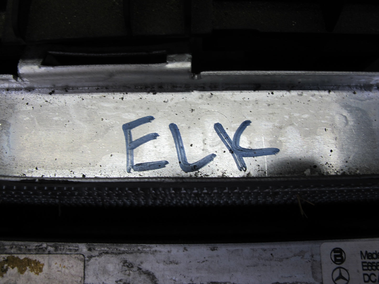 05-08 Mercedes R171 SLK350 MT Engine Cooling Fan Motor Radiator AC Condenser OEM