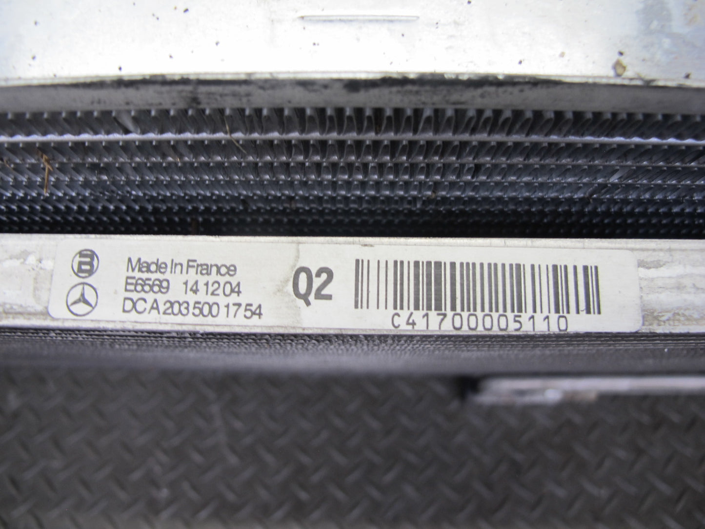 05-08 Mercedes R171 SLK350 MT Engine Cooling Fan Motor Radiator AC Condenser OEM