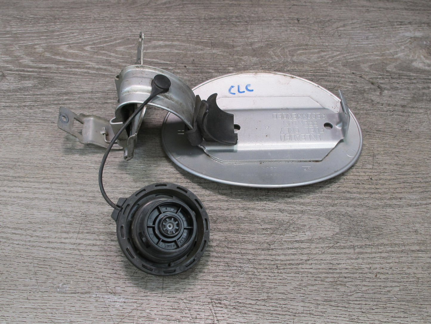 97-04 Chevrolet Corvette C5 Fuel Tank Filler Door Lid Cover w Housing & Cap OEM
