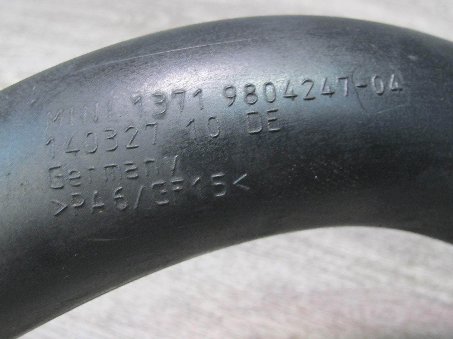 11-15 Mini Cooper S R60 R61 Countryman Charge Air Intake Hose Pipe Line 9804247