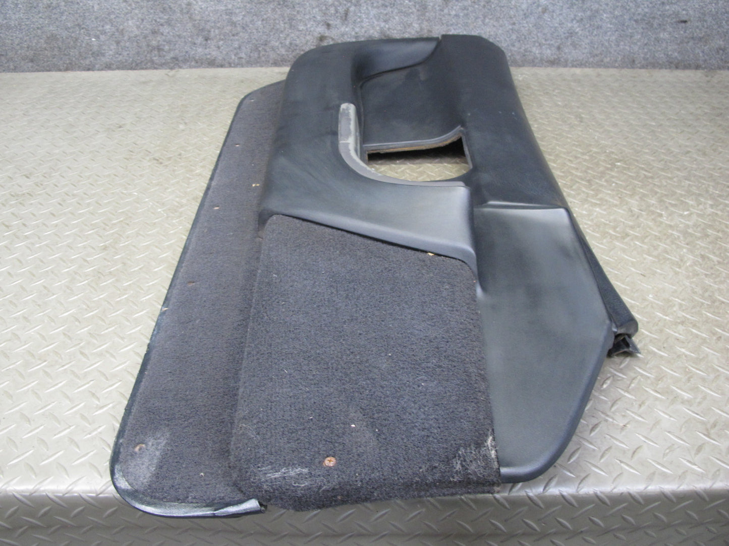90-93 Chevrolet Corvette C4 Set of 2 Door Interior Trim Cover Panel Black OEM