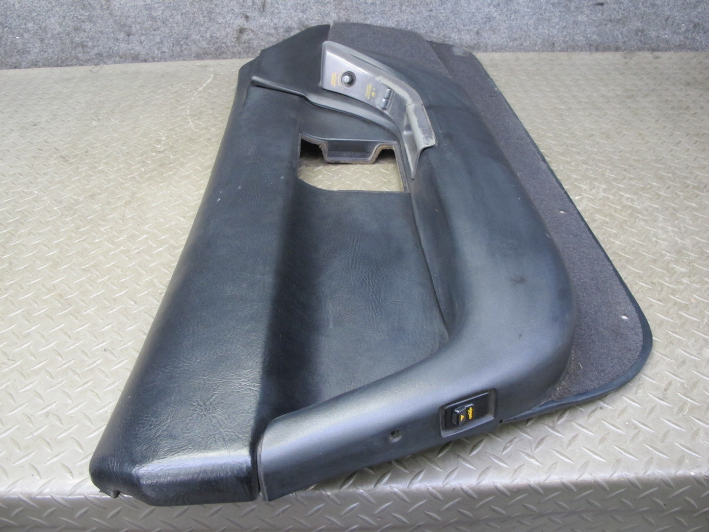 90-93 Chevrolet Corvette C4 Set of 2 Door Interior Trim Cover Panel Black OEM