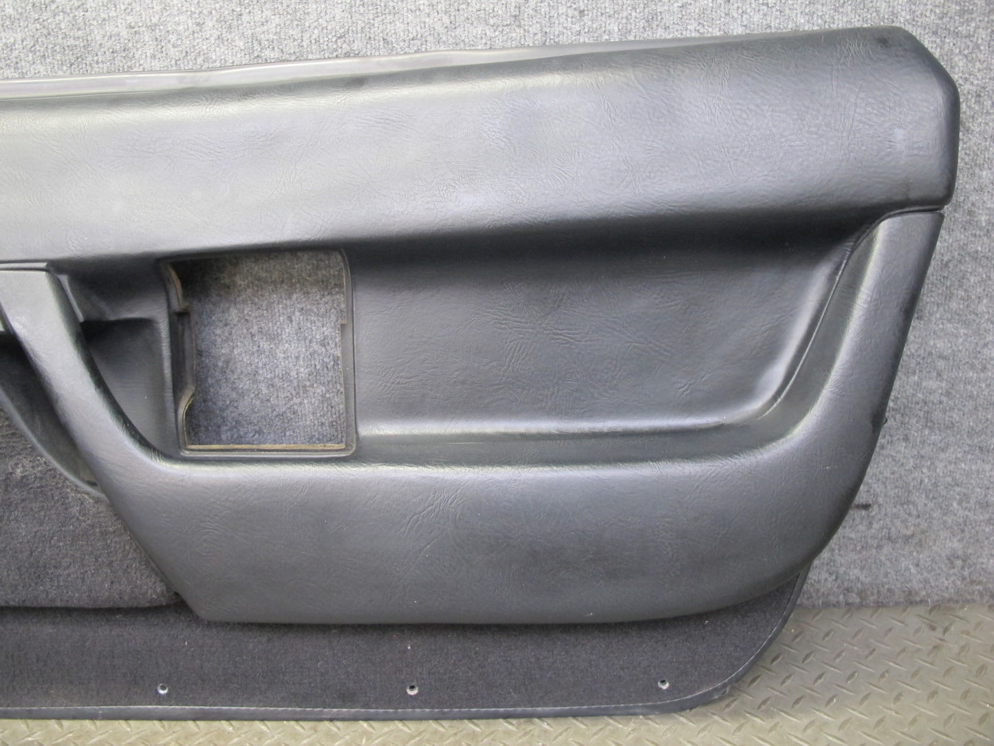 90-93 Chevrolet Corvette C4 Set of 2 Door Interior Trim Cover Panel Black OEM