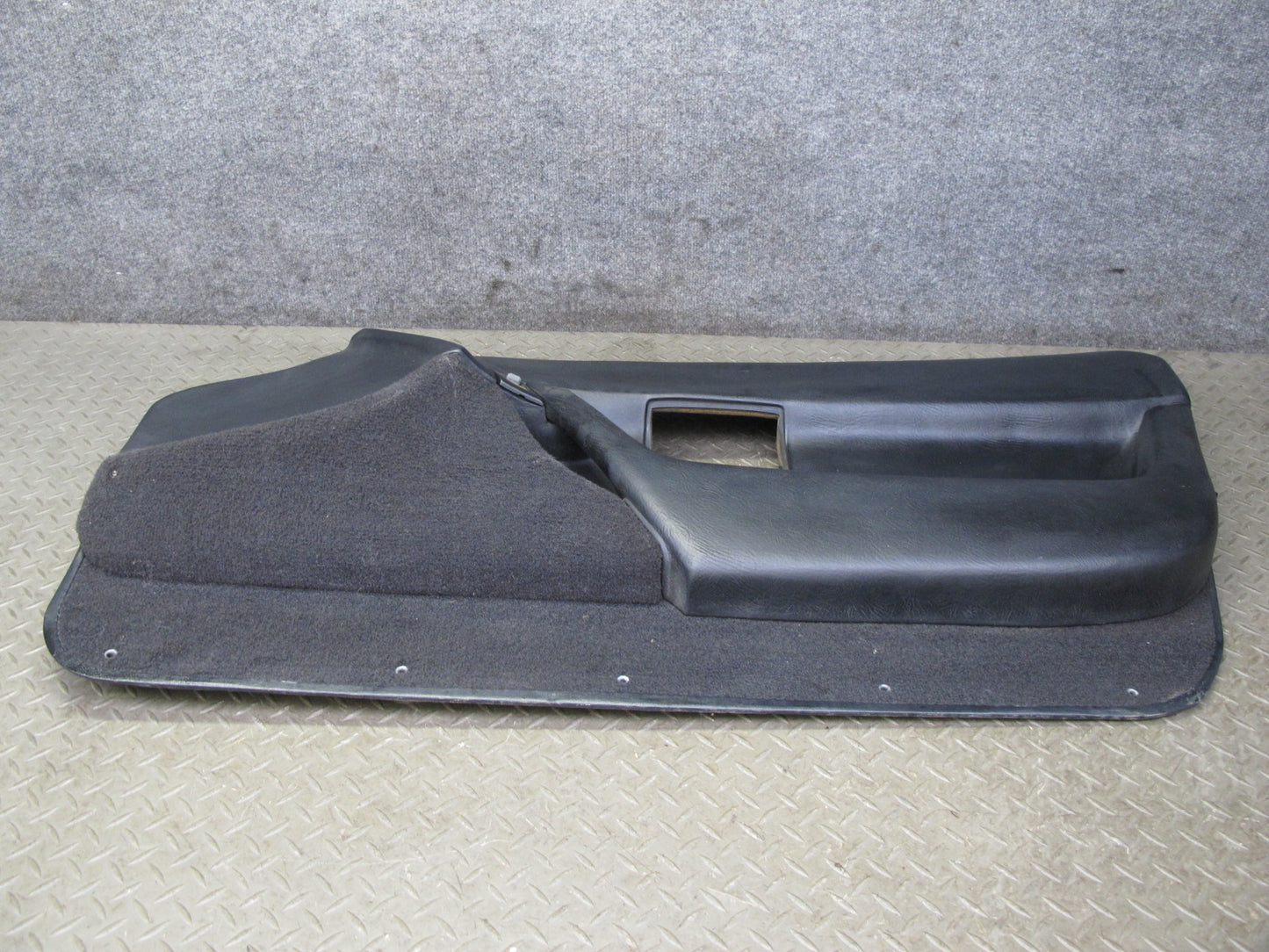 90-93 Chevrolet Corvette C4 Set of 2 Door Interior Trim Cover Panel Black OEM