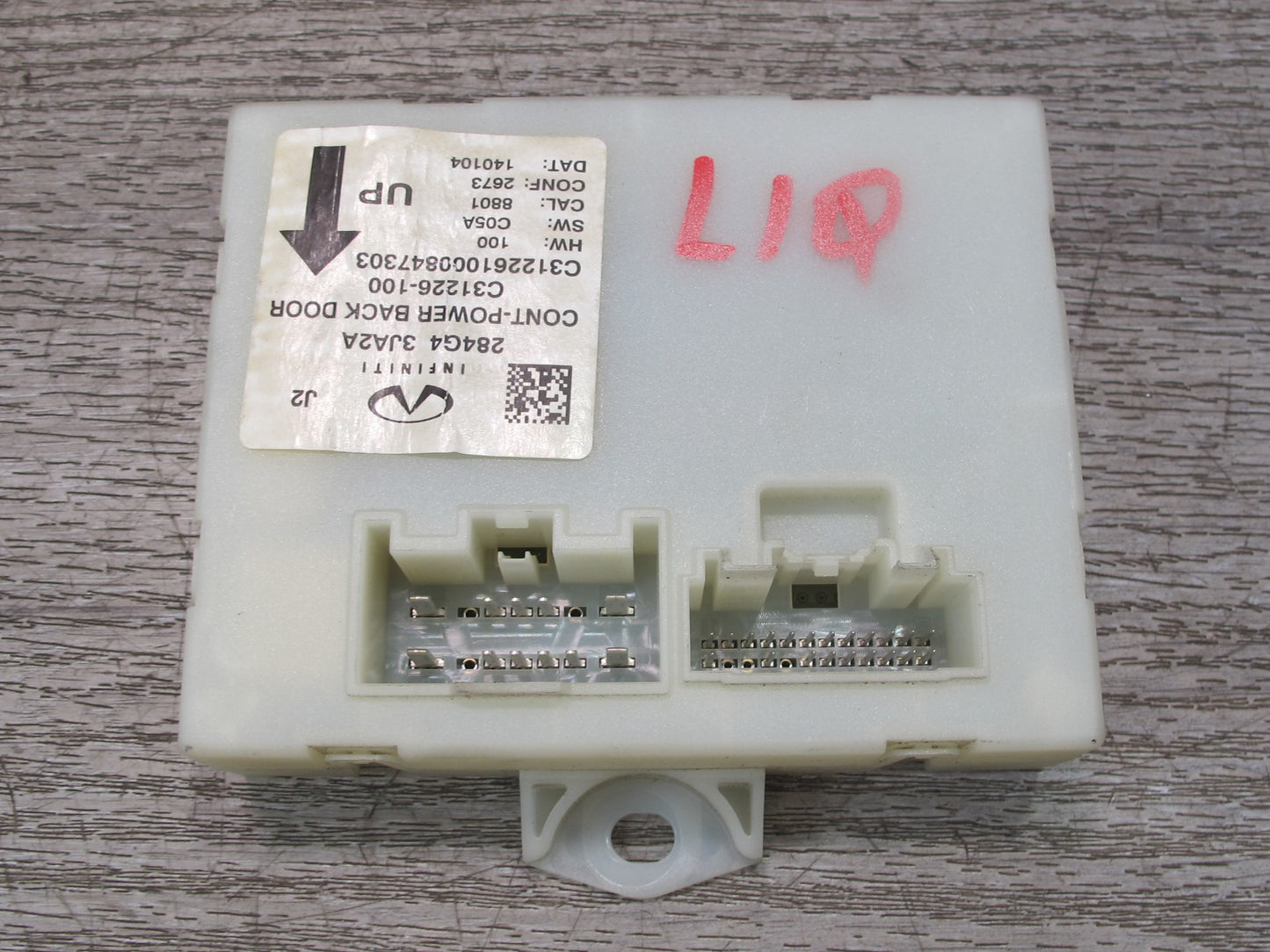 2014-2016 Infiniti QX60 Trunk Tailgate Lift Gate Power Module Unit 284G4 3JA2A