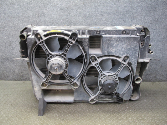 90-93 Chevrolet Corvette C4 A/T Engine Radiator AC Condenser Fan Shroud Assy OEM
