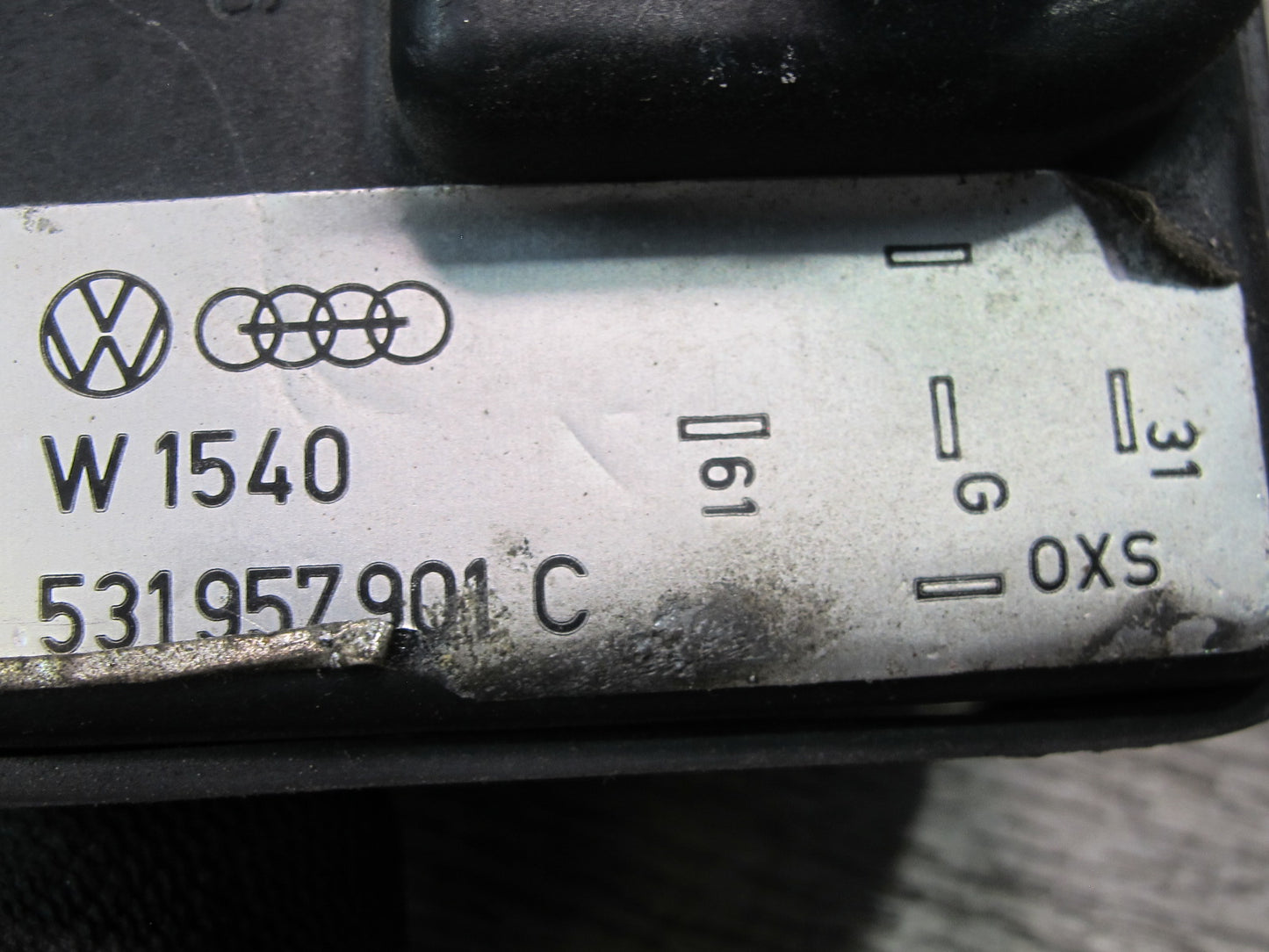 86-88 Volkswagen Scirocco MK2 VDO EGR Counter Exhaust Emissions 531957901C OEM