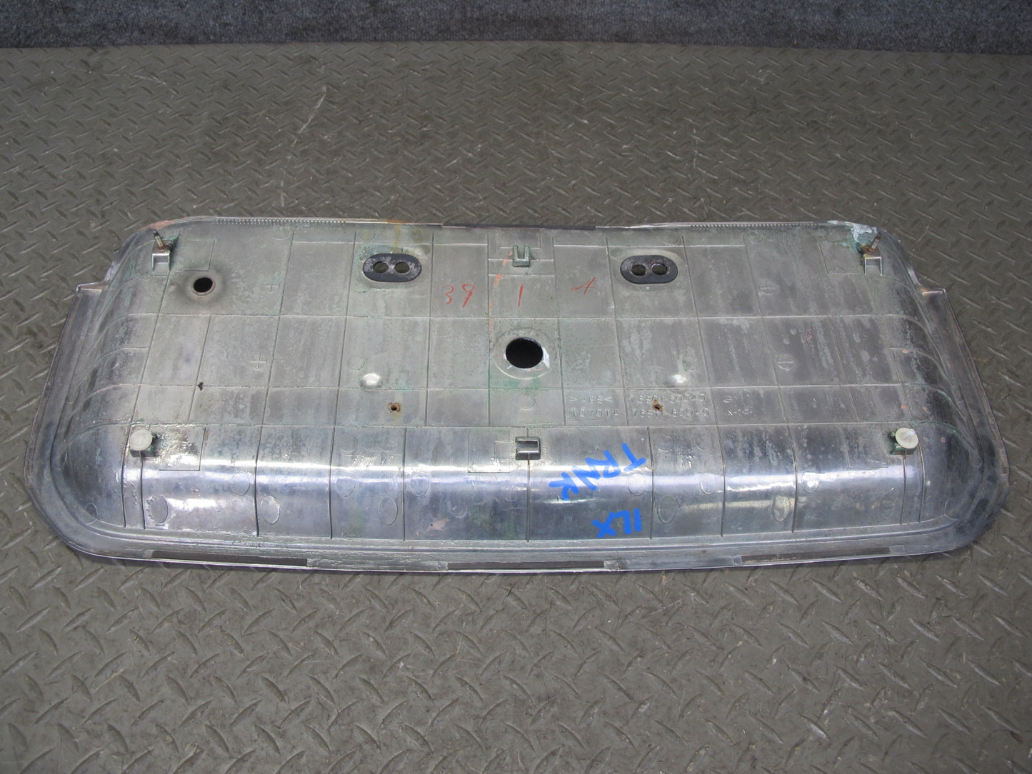 1998-2002 Lexus J100 LX470 Rear Trunk Tail Gate License Plate Housing Black