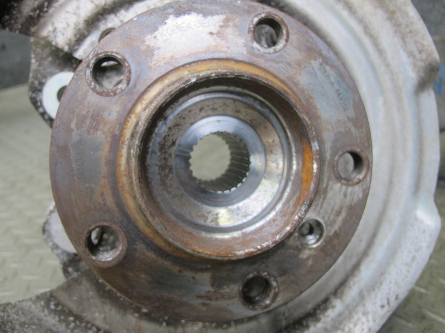 11-15 Mini Cooper R60 R61 AWD Rear Left Knuckle Wheel Hub Trailing Arm OEM
