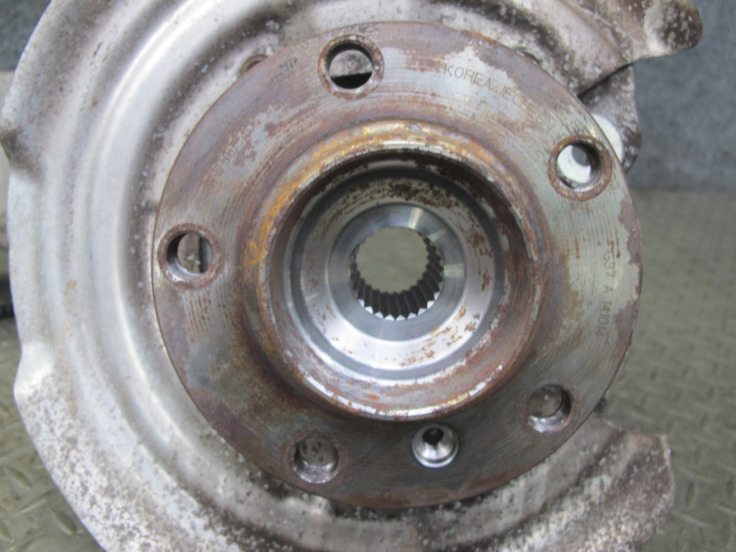 11-15 Mini Cooper R60 R61 AWD Rear Right Knuckle Wheel Hub Trailing Arm OEM