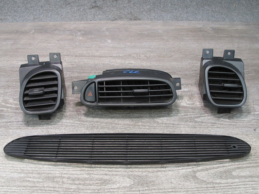 97-04 Chevrolet Corvette C5 Set of 4 Dash Front Left & Right Air Vent Grille OEM
