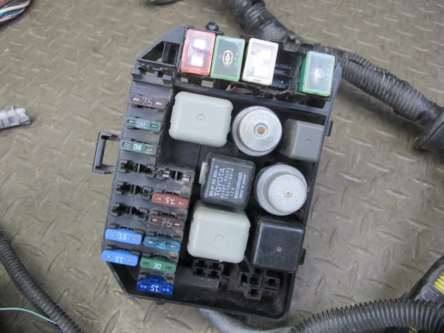91-93 Toyota SW21L MR2 2.2L 5SFE Front Trunk Wire Wiring Harness Fuse Box OEM