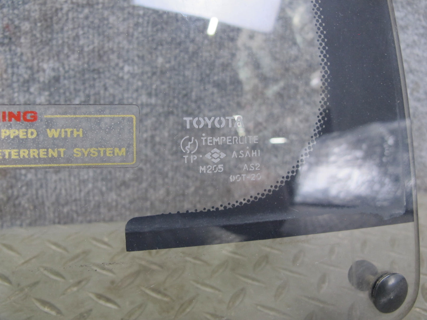 92-94 Lexus JZZ31L SC400 SC300 Front Left Driver Door Glass Window OEM