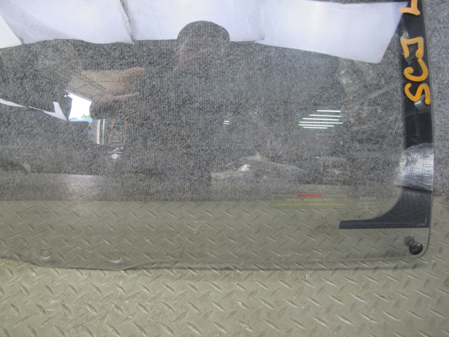 92-94 Lexus JZZ31L SC400 SC300 Front Left Driver Door Glass Window OEM