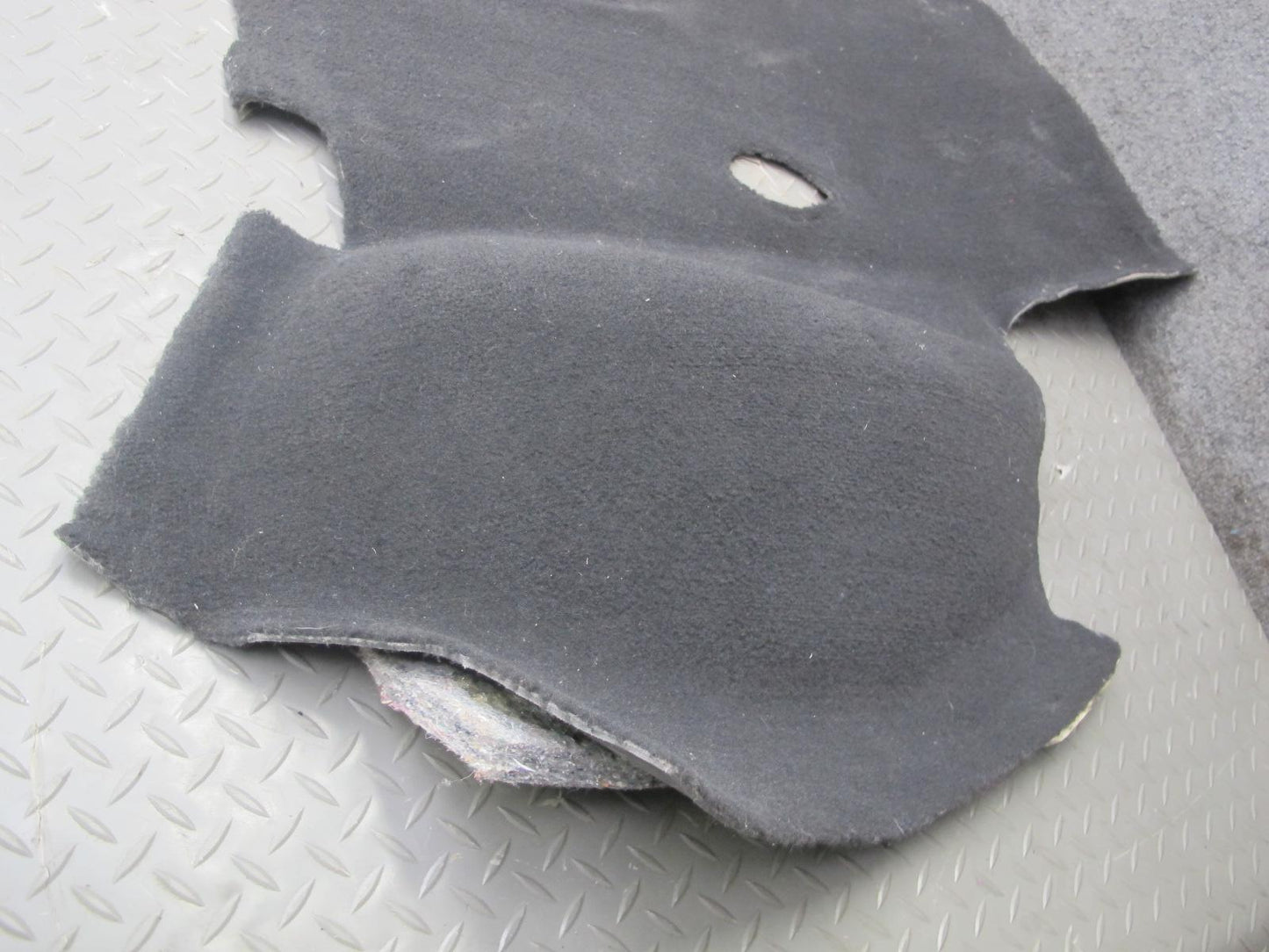 97-04 Chevrolet Corvette C5 Coupe Rear Compartment Floor Carpet Cover Black OEM